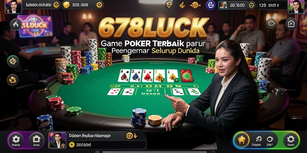 Screenshot gameplay 678LUCK menampilkan suasana seru dan kompetitif dalam permainan Poker.
