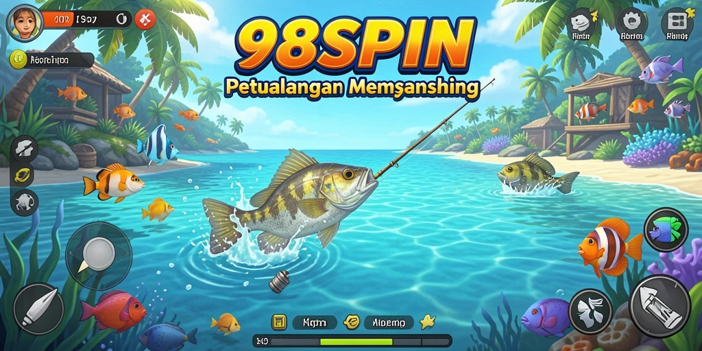 Gameplay memancing yang seru dalam 98SPIN.