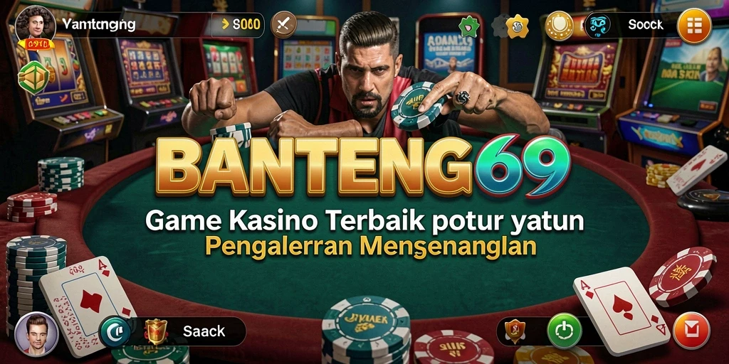 Screenshot gameplay BANTENG69 yang menampilkan suasana kasino yang hidup.