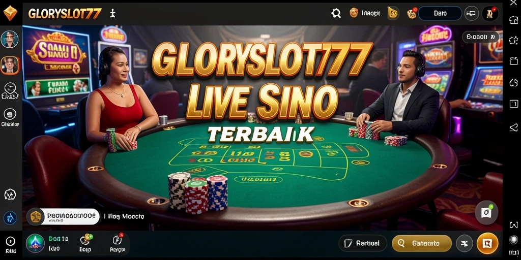 Tampilan gameplay Live Casino yang menegangkan dan interaktif.