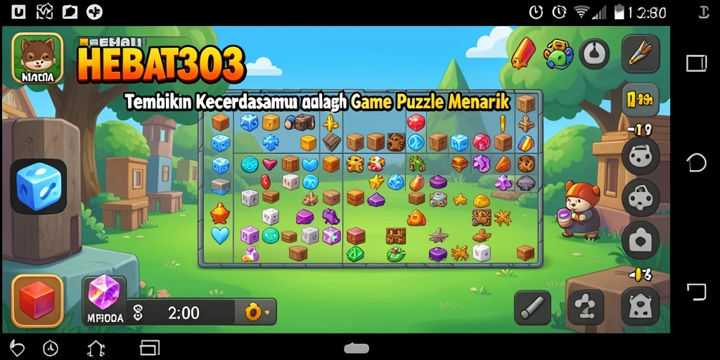 Tampilan gameplay HEBAT303 saat menyelesaikan teka-teki menantang.