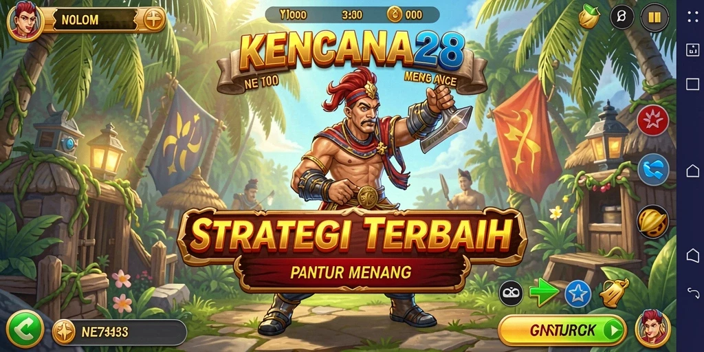 Tangkapan layar KENCANA28 menunjukkan pertempuran yang intens dan strategis.