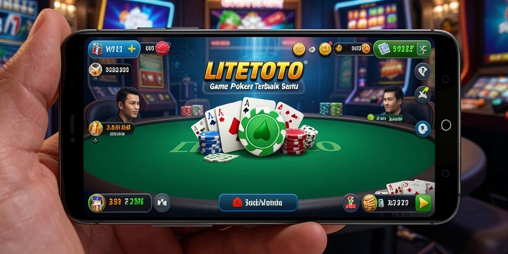 Tampilan gameplay Poker yang menarik di LITETOTO.