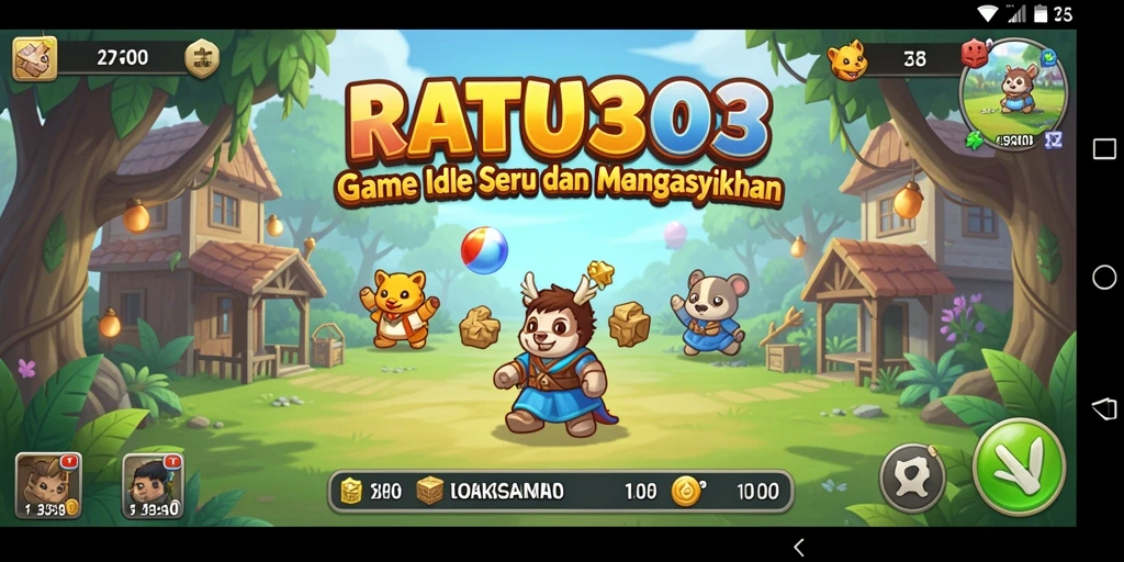 Screenshot gameplay RATU303 yang menampilkan karakter berkembang.
