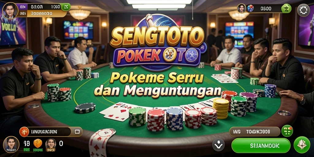Tampilan gameplay menarik di SENGTOTO dengan aksi Poker seru.