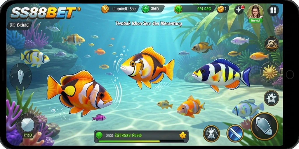 Gameplay seru saat menangkap ikan di SS88BET.