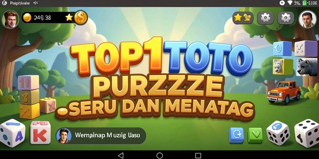 Screenshot dari gameplay TOP1TOTO yang menunjukkan tantangan teka-teki menarik.
