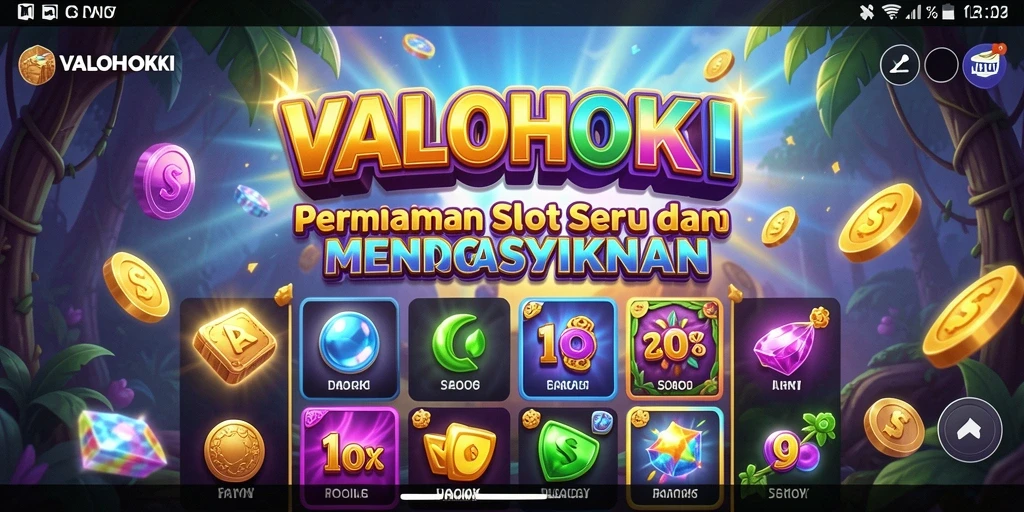 Screenshot gameplay VALOHOKI yang menampilkan keseruan bermain Slot.